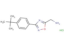 {[3-(4-tert-butylphenyl)-1,2,4-oxadiazol-5-yl]methyl}amine hydrochloride