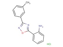 {2-[3-(3-methylphenyl)-1,2,4-oxadiazol-5-yl]phenyl}amine hydrochloride