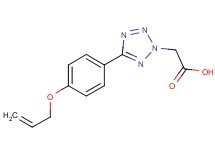 {5-[4-(allyloxy)phenyl]-2H-tetrazol-2-yl}acetic acid