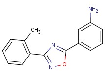 3-[3-(2-methylphenyl)-1,2,4-oxadiazol-5-yl]aniline