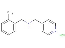 (2-methylbenzyl)(4-pyridinylmethyl)amine hydrochloride