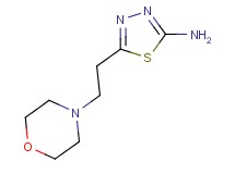 5-[2-(4-morpholinyl)ethyl]-1,3,4-thiadiazol-2-amine