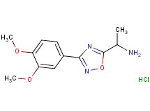 {1-[3-(3,4-dimethoxyphenyl)-1,2,4-oxadiazol-5-yl]ethyl}amine hydrochloride
