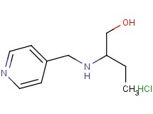 2-[(4-pyridinylmethyl)amino]-1-butanol hydrochloride