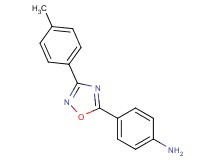 4-[3-(4-methylphenyl)-1,2,4-oxadiazol-5-yl]aniline