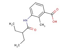 3-[(2-ethylbutanoyl)amino]-2-methylbenzoic acid