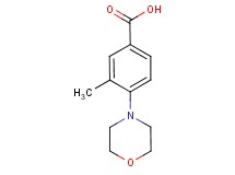3-methyl-4-(4-morpholinyl)benzoic acid