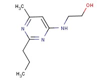 2-[(6-methyl-2-propyl-4-pyrimidinyl)amino]ethanol
