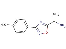 1-[3-(4-methylphenyl)-1,2,4-oxadiazol-5-yl]ethanamine
