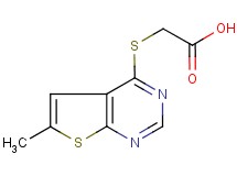 [(6-methylthieno[2,3-d]pyrimidin-4-yl)thio]acetic acid