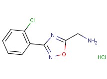 {[3-(2-chlorophenyl)-1,2,4-oxadiazol-5-yl]methyl}amine hydrochloride