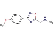 1-[3-(4-methoxyphenyl)-1,2,4-oxadiazol-5-yl]-N-methylmethanamine