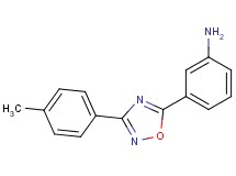 3-[3-(4-methylphenyl)-1,2,4-oxadiazol-5-yl]aniline
