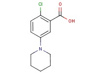 2-chloro-5-(1-piperidinyl)benzoic acid