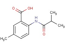 2-(isobutyrylamino)-5-methylbenzoic acid