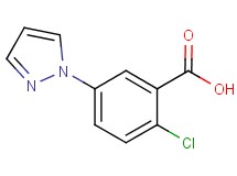 2-chloro-5-(1H-pyrazol-1-yl)benzoic acid