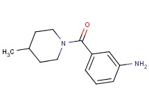 3-[(4-methylpiperidin-1-yl)carbonyl]aniline