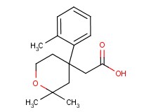 [2,2-dimethyl-4-(2-methylphenyl)tetrahydro-2H-pyran-4-yl]acetic acid