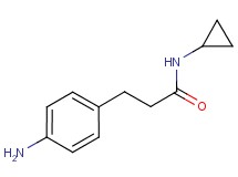 3-(4-aminophenyl)-N-cyclopropylpropanamide