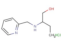 2-[(2-pyridinylmethyl)amino]-1-butanol hydrochloride