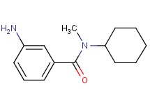 3-amino-N-cyclohexyl-N-methylbenzamide