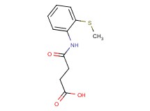 4-{[2-(methylthio)phenyl]amino}-4-oxobutanoic acid