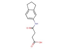 4-(2,3-dihydro-1H-inden-5-ylamino)-4-oxobutanoic acid