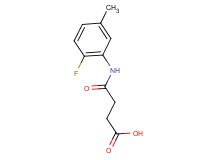 4-[(2-fluoro-5-methylphenyl)amino]-4-oxobutanoic acid