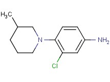 3-chloro-4-(3-methyl-1-piperidinyl)aniline