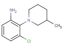 3-chloro-2-(3-methyl-1-piperidinyl)aniline
