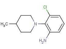 3-chloro-2-(4-methyl-1-piperidinyl)aniline