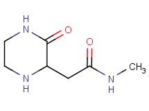 N-methyl-2-(3-oxo-2-piperazinyl)acetamide