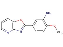 (2-methoxy-5-[1,3]oxazolo[4,5-b]pyridin-2-ylphenyl)amine