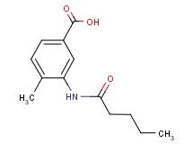 4-methyl-3-(pentanoylamino)benzoic acid