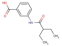 3-[(2-ethylbutanoyl)amino]benzoic acid