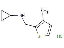 N-[(3-methyl-2-thienyl)methyl]cyclopropanamine hydrochloride