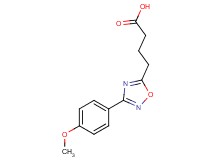4-[3-(4-methoxyphenyl)-1,2,4-oxadiazol-5-yl]butanoic acid
