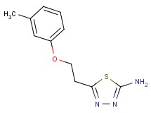 5-[2-(3-methylphenoxy)ethyl]-1,3,4-thiadiazol-2-amine