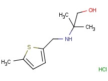 2-methyl-2-{[(5-methyl-2-thienyl)methyl]amino}-1-propanol hydrochloride