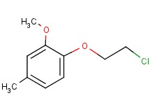 1-(2-chloroethoxy)-2-methoxy-4-methylbenzene 1-(2-chloroethoxy)-2-methoxy-4-methylbenzene