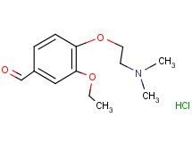 4-[2-(dimethylamino)ethoxy]-3-ethoxybenzaldehyde hydrochloride