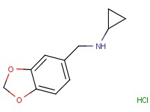 N-(1,3-benzodioxol-5-ylmethyl)cyclopropanamine hydrochloride