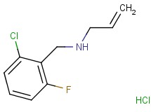 N-(2-chloro-6-fluorobenzyl)-2-propen-1-amine hydrochloride
