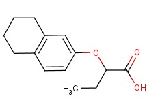2-(5,6,7,8-tetrahydro-2-naphthalenyloxy)butanoic acid