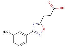 3-[3-(3-methylphenyl)-1,2,4-oxadiazol-5-yl]propanoic acid