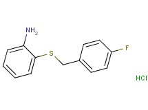 {2-[(4-fluorobenzyl)thio]phenyl}amine hydrochloride