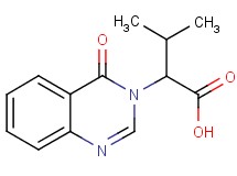 3-methyl-2-(4-oxo-3(4H)-quinazolinyl)butanoic acid