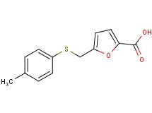 5-{[(4-methylphenyl)thio]methyl}-2-furoic acid