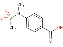 4-[methyl(methylsulfonyl)amino]benzoic acid