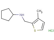 N-[(3-methyl-2-thienyl)methyl]cyclopentanamine hydrochloride